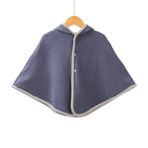 Baby poncho cloak outing childrens shawl thickened quilt autumn and winter baby windproof coat windproof warm coat