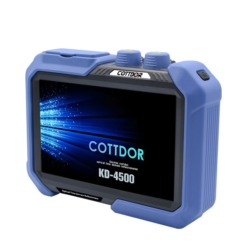 Kaud COTTDOR KD-4500 light time domain reflectometer OTDR fiber tester 120 km touch screen big dynamic 35 33dB high accuracy