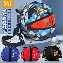 361 basketball bag childrens training sports backpack mesh bag student canvas bag single and double shoulder football volleyball storage bag