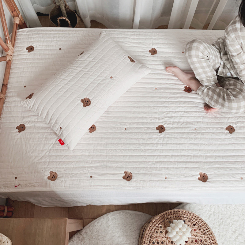 Crib mat four seasons universal baby sheet sleeping mat soft children's kindergarten nap cotton mattress can be customized