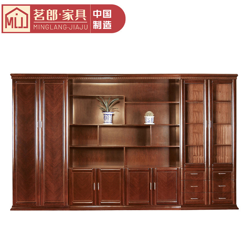 Combined paint wooden bookcase file cabinet for wooden bookcase display cabinet file cabinet special price
