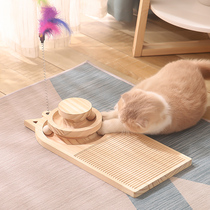 Cat scratch cat claw board toy durable wear-resistant no crumbs cat turntable claw board relieve boredom multi-function cat supplies