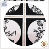 Вырезанный из бумаги узор, черно-белый традиционный шаблон для студентов, материал, оконная решетка, ручная работа, шаблон «сделай сам», черно-белый, традиционная декоративная роспись, специальная