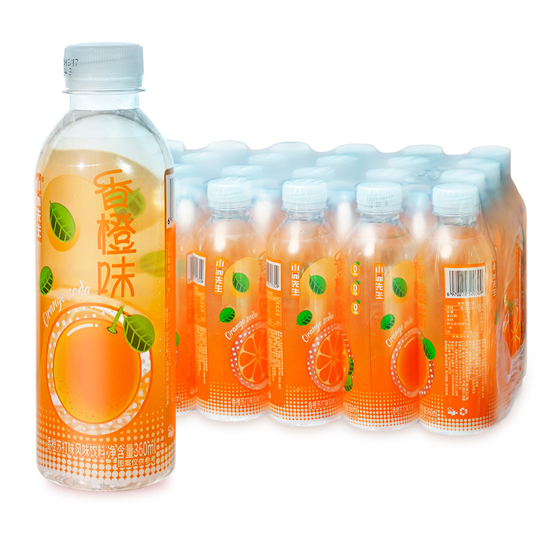 小苏先生 零糖无汽 苏打水 360ml*24瓶 天猫优惠券折后￥29.9包邮（￥49.9-20）香橙、荔枝味可选