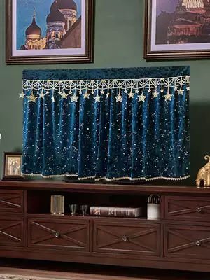 Light luxury TV set American TV set high-end flannel TV dust cover TV cover cloth 2021 New