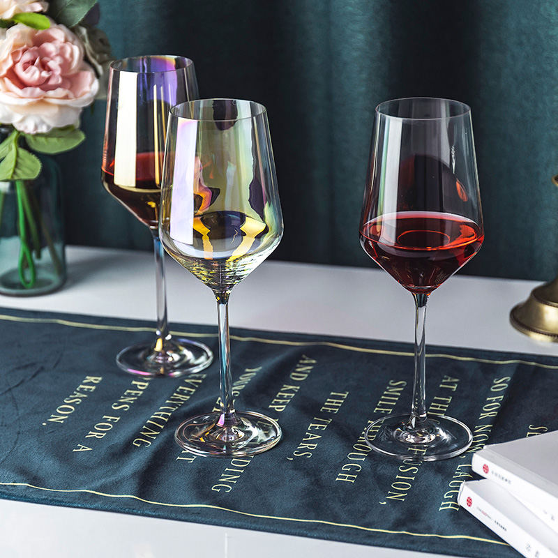 Crystal Glass Wine Glass High-end Red Wine Glasses Wine set home Euro style big glass 6 only Creative Wine