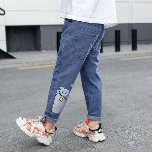 男童牛仔裤童装春新款男童裤子宽松男童长裤