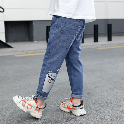男童牛仔裤童装春新款男童裤子宽松男童长裤