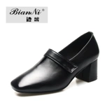 Туфли, обувь на высоком каблуке для кожаной обуви, 2019 года, европейский стиль, из натуральной кожи