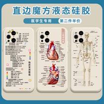 Medical Class Cell Phone Shell OPPOfindX3pro Medic Student Oppo Drug Name Special findX3 School Doctor Nurse Clinical Numerical Right Angle Side Magic Square Liquid Silicone Square Full Pack Anti-Fall