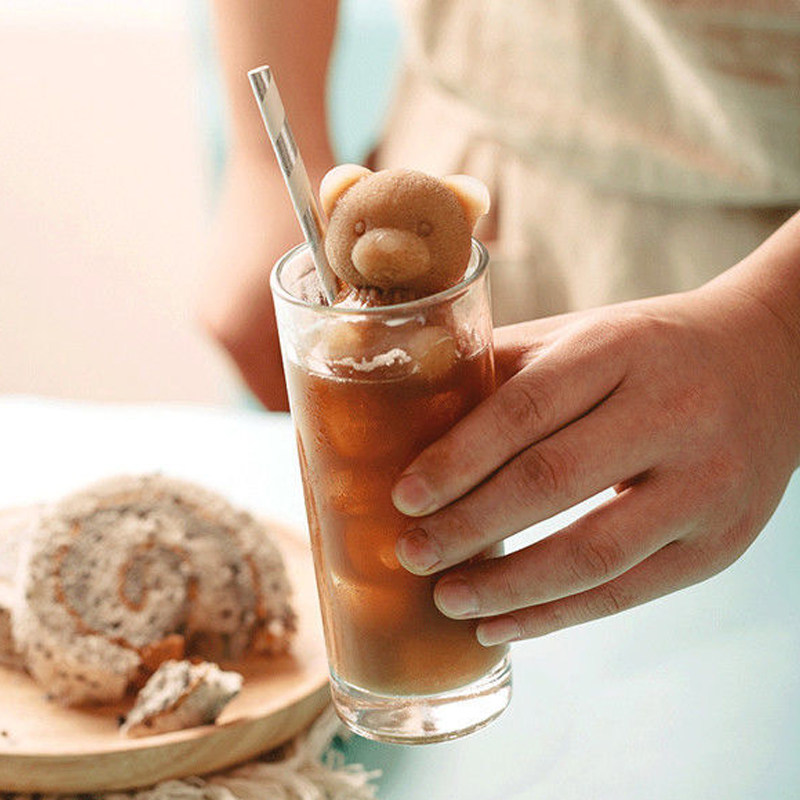 Net Red Cubs Ice Cubes Molds ICE CASE SILICA GEL SHARPER TOOLS COMMERCIAL CUTE CARTOON COFFEE CREATIVE ICE CREATORS