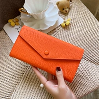 Оранжевая кожаная подарочная коробка, воловья кожа