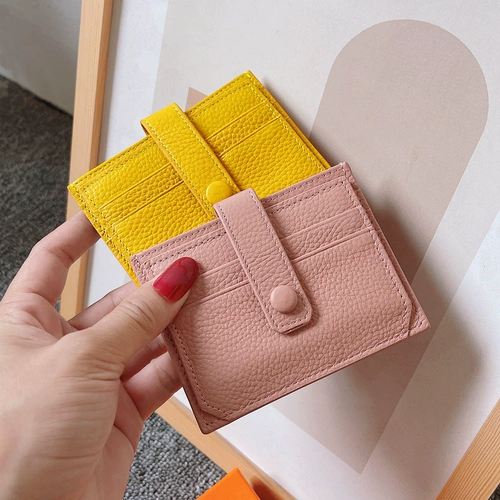 Картхолдер, маленькая легкая и тонкая изысканная сумка через плечо, из натуральной кожи, 2022, популярно в интернете, изысканный стиль