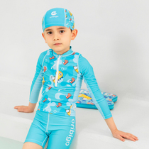 oribigo new childrens hot spring swimsuit split male and female child sunscreen quick-drying swimsuit