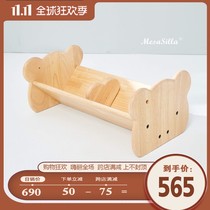 MesaSilla solid wood log multi-function children students independent calligraphy and painting rack picture book storage rack storage rack storage storage