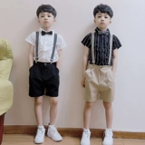 Детский костюм мальчика цветочника, летний наряд для музыкальных выступлений, платье, в британском стиле, подарок на день рождения