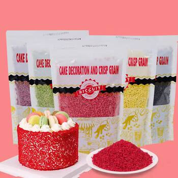Korean biscuit crumb cake decoration