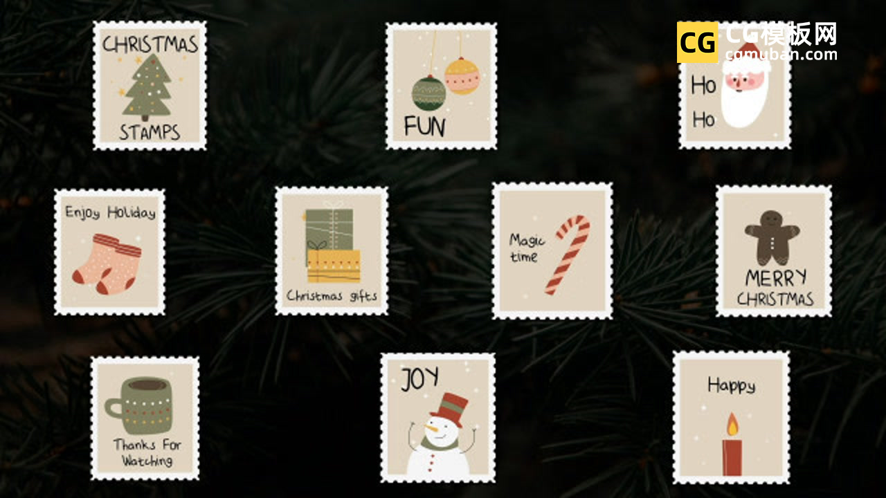 Christmas Stamps Titles