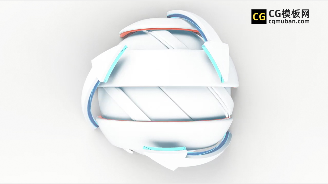 FCPX插件：三维球体旋转动画LOGO 新闻媒体球赛模板3D光滑简约插件 Broadcast Spherical Opener插图