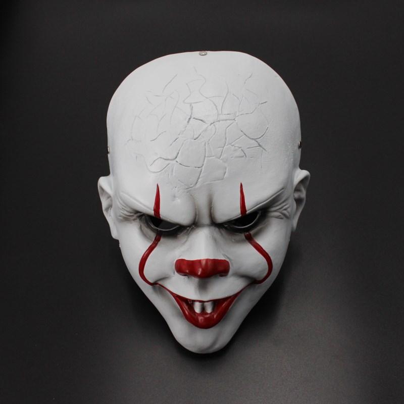 New products Film and TV Halloween Clown Street Dance I Party Prom COS Clown Funny Resin Mask