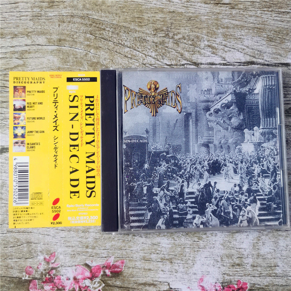 Подлинный CD Pretty Maids Sin-Десятилетие греха Изображение 1