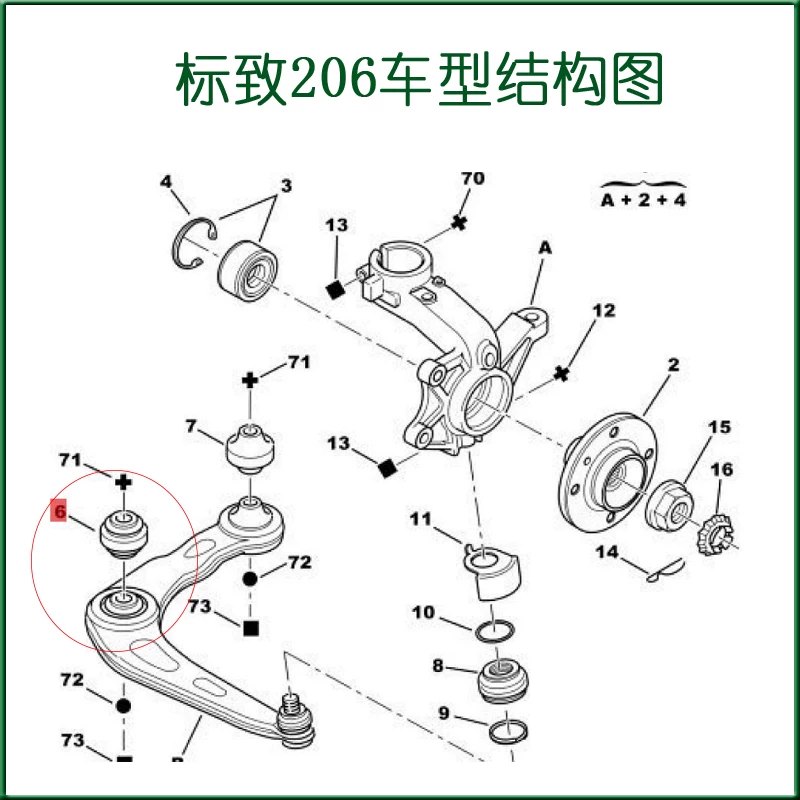 Резиновый чехол для рыбий глаз Peugeot 206RC 207 307 308 408 C2 C4L, шарнирная рукава, импортирован из Германии