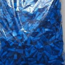 Colored crystal head sheath blue Category 5 network cable crystal head sheath 1000 pcs package