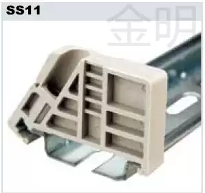 Machiyo rail type terminal block fixing SS11 fixing seat plastic terminal blocking plug fastening seat buckle