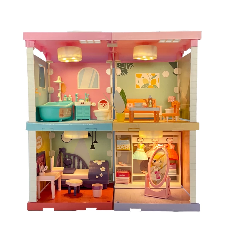 Игрушка, подставка, конструктор, минифигура, семейный домик кукольного doll house, Jasmine
