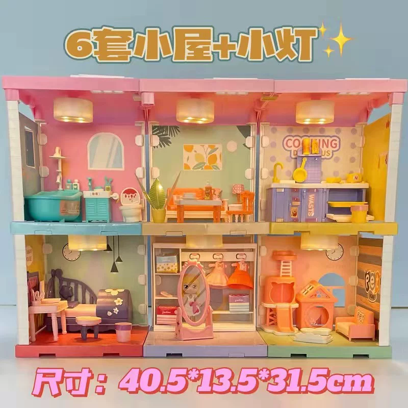 Игрушка, подставка, конструктор, минифигура, семейный домик кукольного doll house, Jasmine