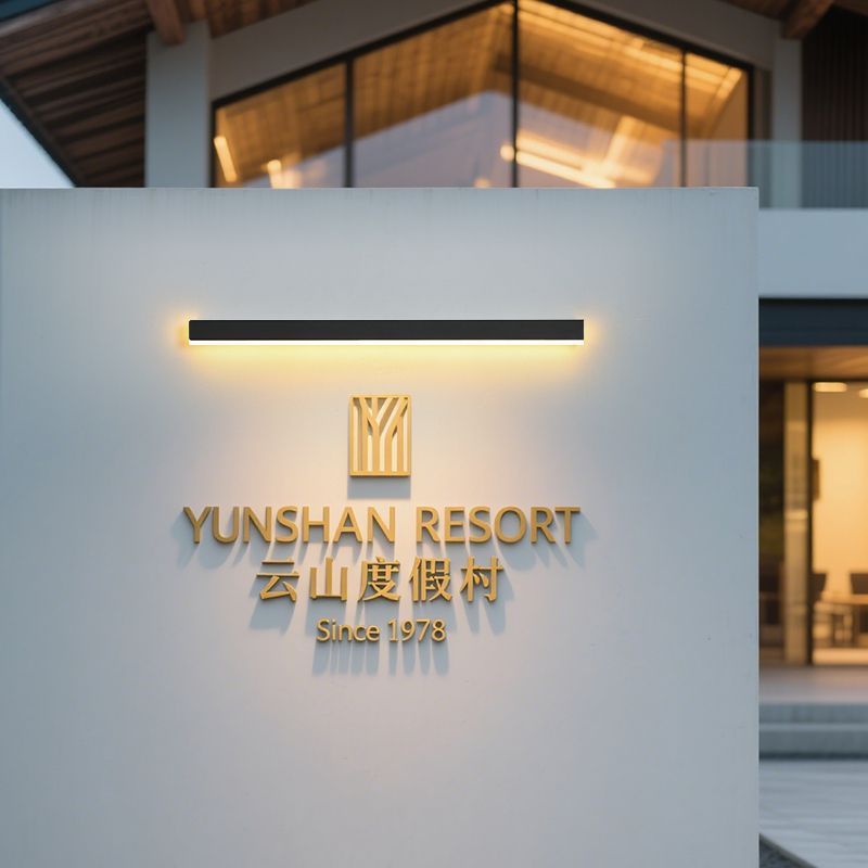 Outdoor Waterproof Wall Light Strip for Villa Courtyard Garden Terrace Outdoor Signage Front Door Balcony Perimeter Wall Washer Light Outdoor Waterproof Wall Light Strip for Villa Courtyard Garden Terrace Outdoor Signage Front Door Balcony Perimeter Wall Washer Light
