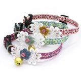 Чокер с колокольчиком, безопасный колокольчик, многоцветная защитная защитная застежка с застежкой, кот, домашний питомец, делается под заказ