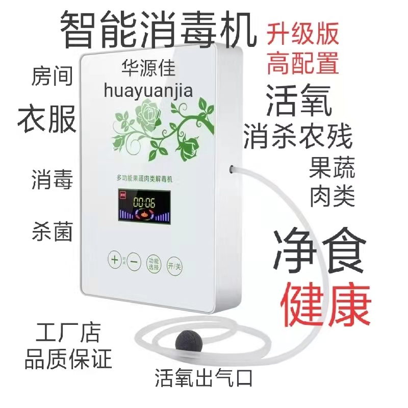 Disinfection machine home room clothing purification and disinfection sterilization ingredients fruit and vegetable meat degradation hormone ozone detoxification machine