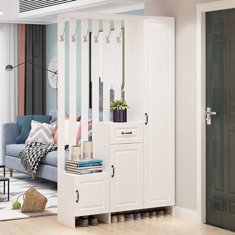 Entrance cabinet partition shoe cabinet simple modern entrance living room into the screen integrated against the wall storage cabinet