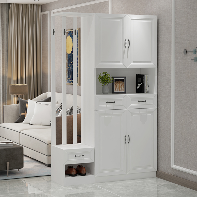Living room partition cabinet screen home into the home shoe cabinet entrance cabinet integrated against the wall simple modern entrance wardrobe