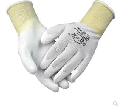 Saidite INXS N10550PU coated palm coated finger glove Lauprotect gloves abrasion resistant assembly work breathable and flexible