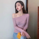 Сексуальная линия 上 нарезанная топ -женщина осень осени и советы