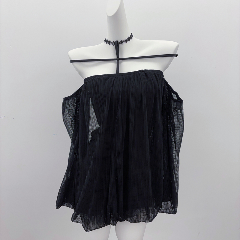 【Deconstructing Beauty】Socialite Style Irregular Design Dress Strap Dress Niche Temperament Summer