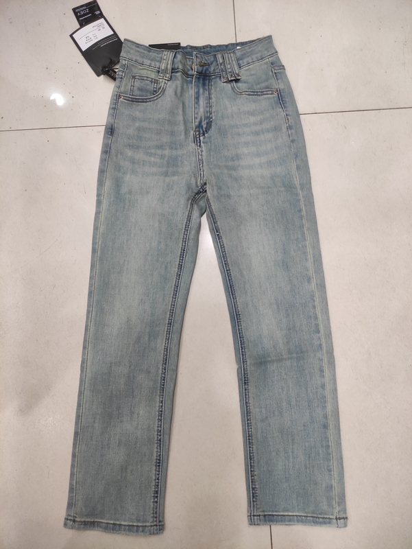 Zoe 9986 Women's Jeans 2025 Autumn New Style Cigarette Pants High-Waisted Retro Blue