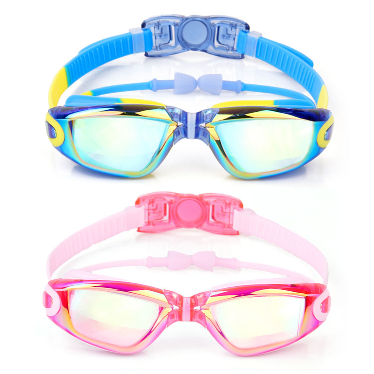 Swimming goggles children CUHK children flat light swimming glasses adjustable boys girls'girls' anti-fog casual swimming goggles