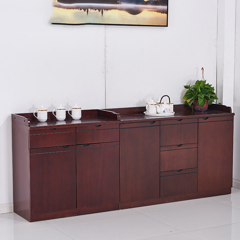 Painted tea cabinet low cabinet simple two door storage cabinet floor file cabinet hotel dining cabinet 0 8*0 4*0 8