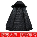 Пуховик, демисезонное пальто, длинная куртка для работы, увеличенная толщина