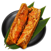 Jiaxing Zongzi Meat rice dumplings Flagship Store Salty Egg Yolk Fresh Meat Bean Sand Big Brown Sub-Dragon Boat Festival Courtesy Box Bamboo glutinous rice dumplings 7