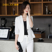 DEECAN high-end general manager suit female 2020 new temperament white-collar work host overalls summer