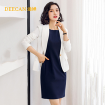 DEECAN fashion host professional suit female 20 new slim slim manager professional dress suit skirt summer
