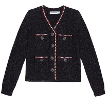 self-portrait autumn and winter V-neck sweet and cool sweater versatile cardigan jacket