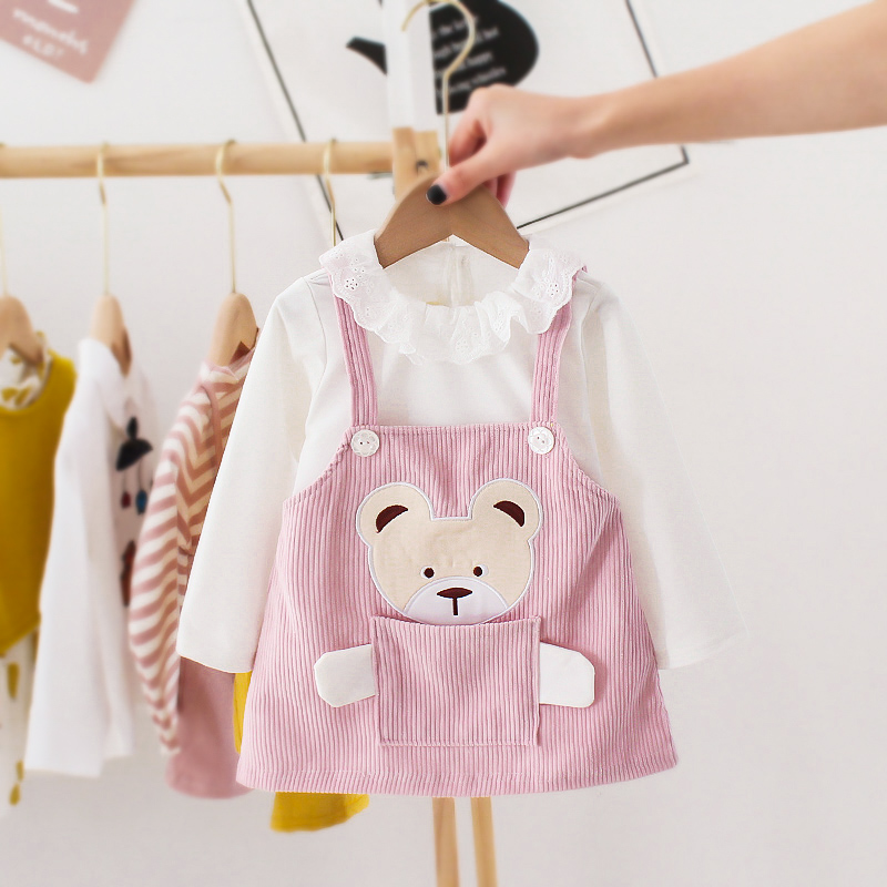 Baby Girl dress 2020 cô gái mới mùa xuân ăn mặc cô gái dài tay áo đầm baby công chúa váy.