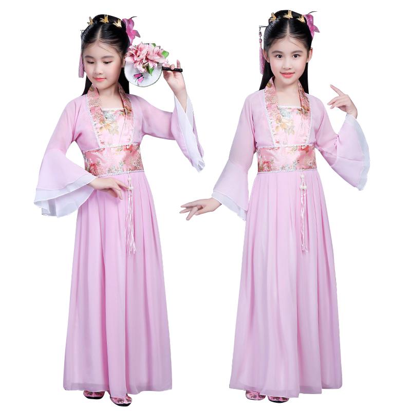 2019 quần áo tươi mới của Bắc Triều Tiên quần áo trẻ em được cải thiện cô gái quần áo Hàn Quốc tòa án ngắn ngày trọng đại nhảy.