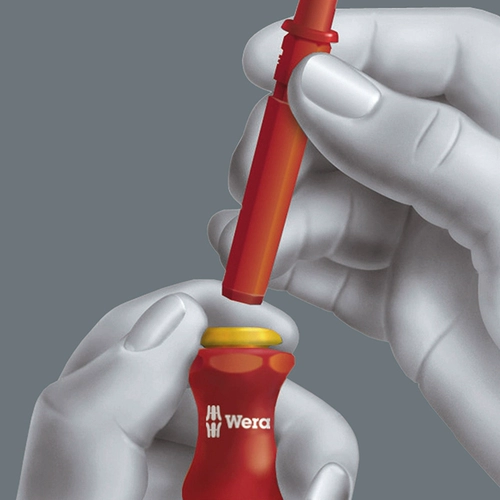 Немецкий инструмент ремонта оборудования WERA KK VDE 17/18 Изолированный портативный электрик набор