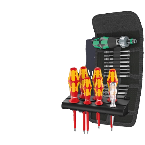 WERA Vera Five Gold Tool Set Set Special -Price упаковка слегка поврежден, небольшая ржавчина может быть принята, чтобы подтвердить, что она не будет на пенсии